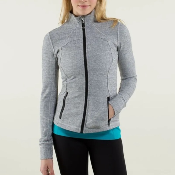 Lululemon Herringbone Define Zip Jacket - Forme Jacket II Heathered Gingham Full - Picture 9 of 14